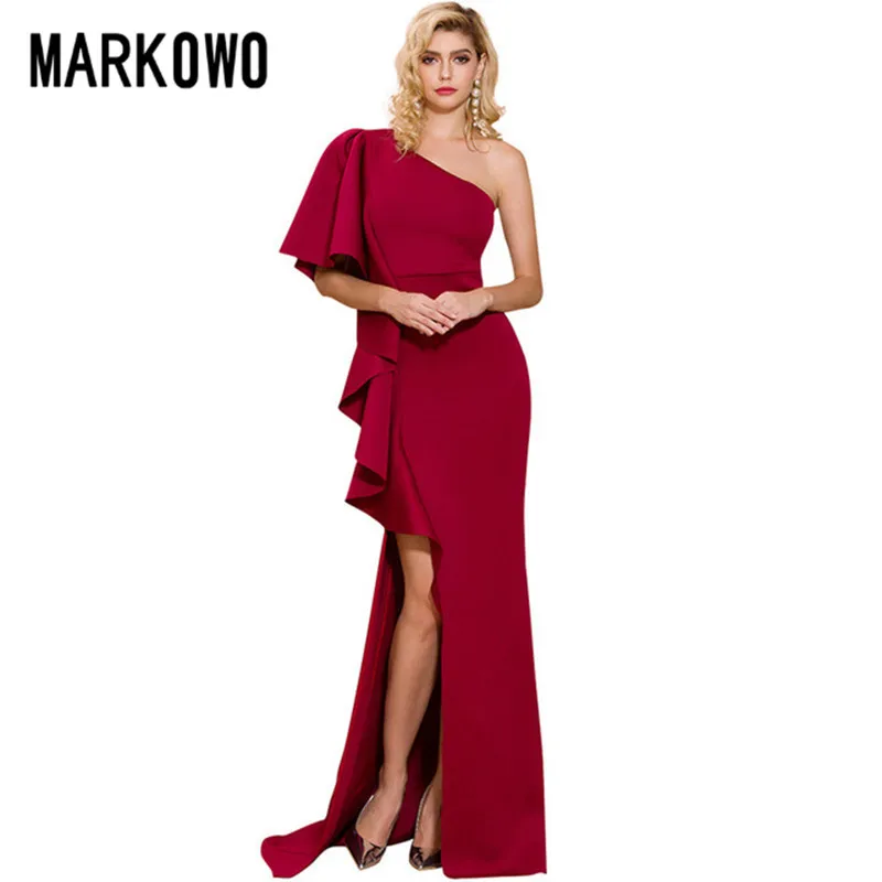 Бренд MARKOWO Desinger 2020 г. лидер продаж модели вечерних платьев женская одежда