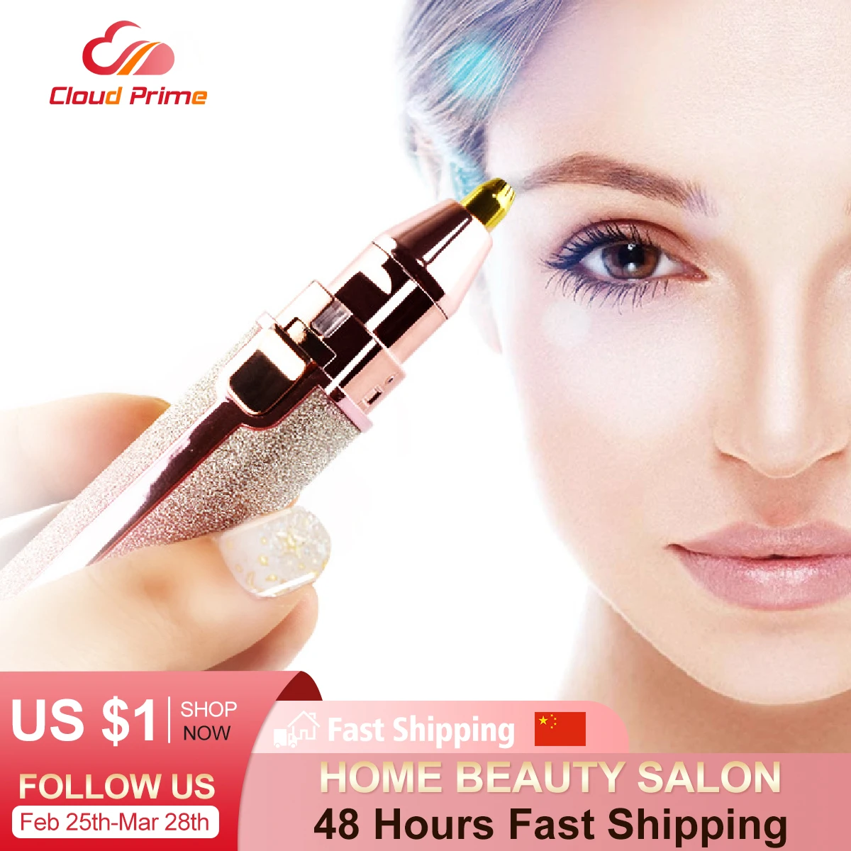 

Mini Body Facial Electric Hair Remover Lipstick Shape Painless Safety Neck Leg Hair Remover Tool Body Epilator
