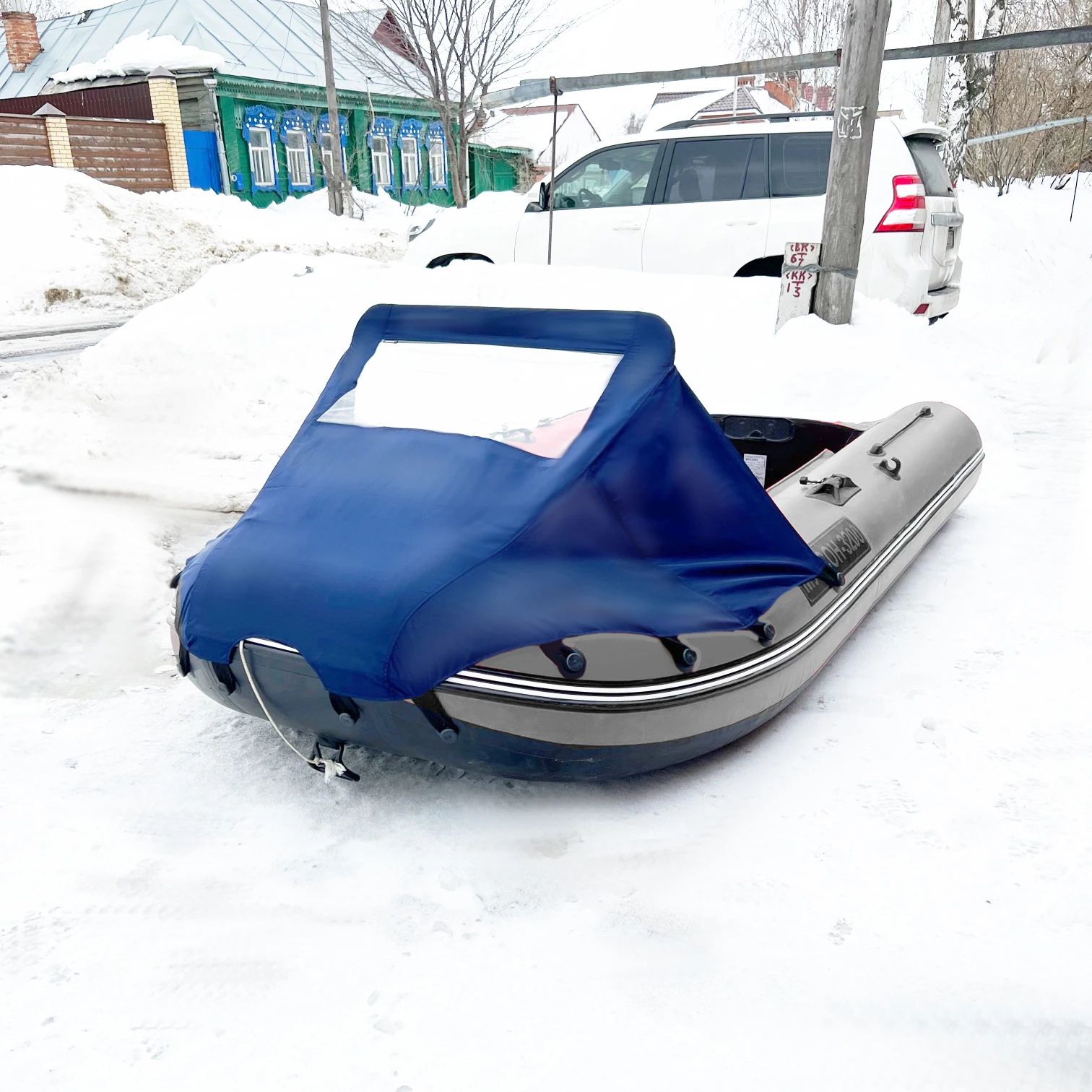 Тент носовой для лодки ПВХ надувной тент | Спорт и развлечения