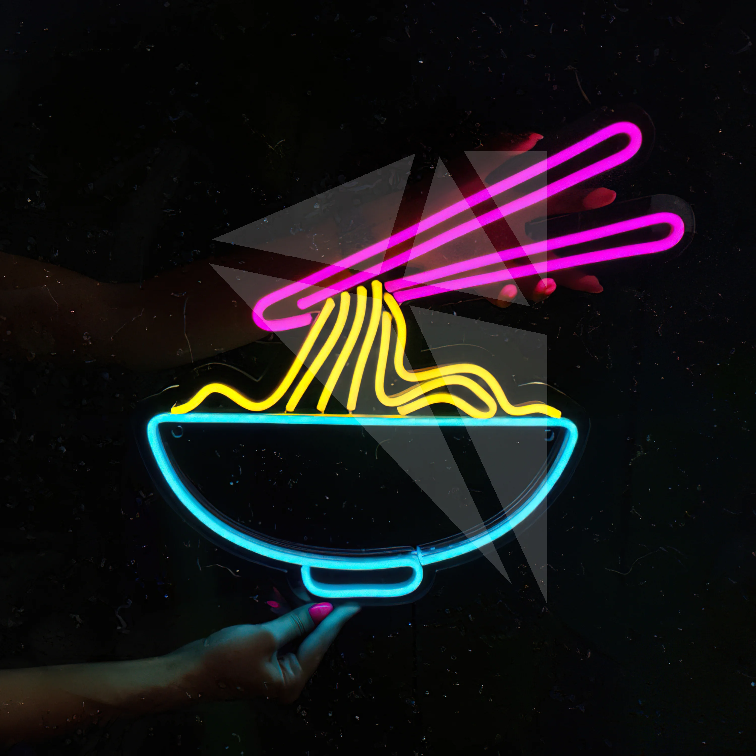 

Неоновая светодиодная вывеска в виде лапши-рамен для китайского ресторана, Декор, лампа в стиле амбул, Ночной светильник, вывеска, меню, еда, ...