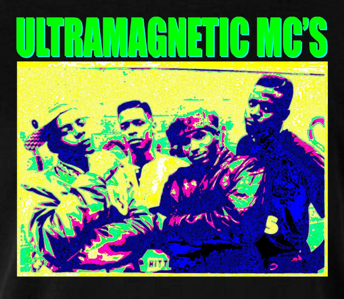 

Ultramagnetic MC's Old School Hip Hop T Shirt Black