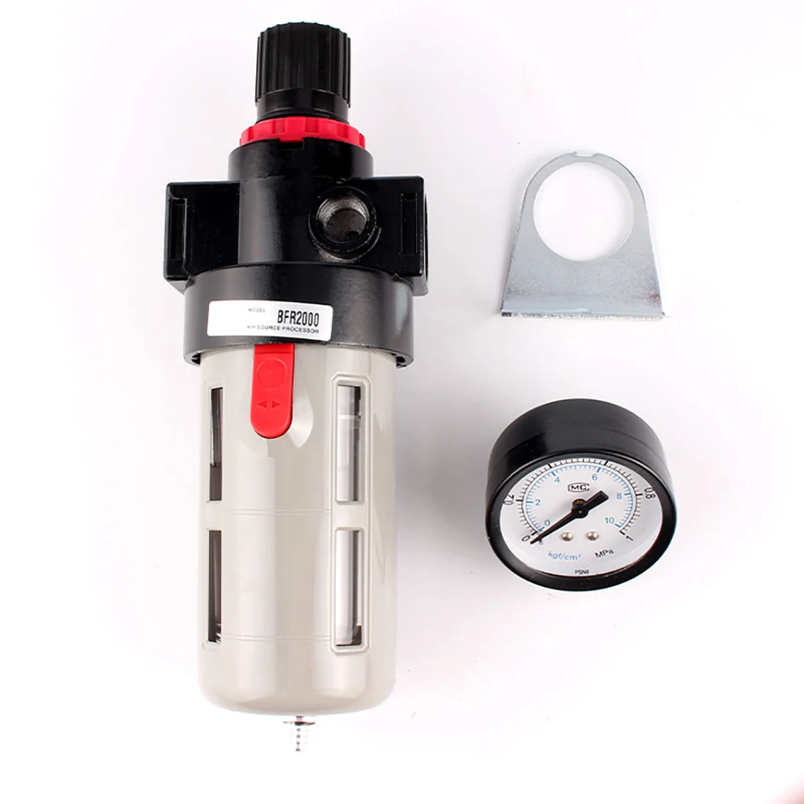 

1Pcs BFR4000 Air Source Processor Pneumatic Filter Air Pump Oil Water Separator Air Regulator Compressor Filter Single Component