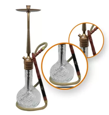

Red Pine Hookah Set Big Size Gift Hookah
