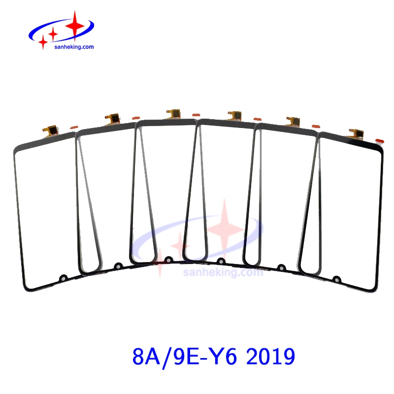 

5PCS /Lot TP Glass LCD Outer Lens for Huawei Y6 Y5 2019 8A 9E Front Panel with Touch Flex Cover Replacement Repair