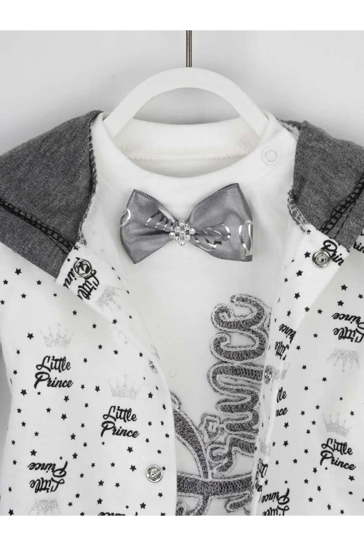 

Gray Male Baby 3 PCs Set