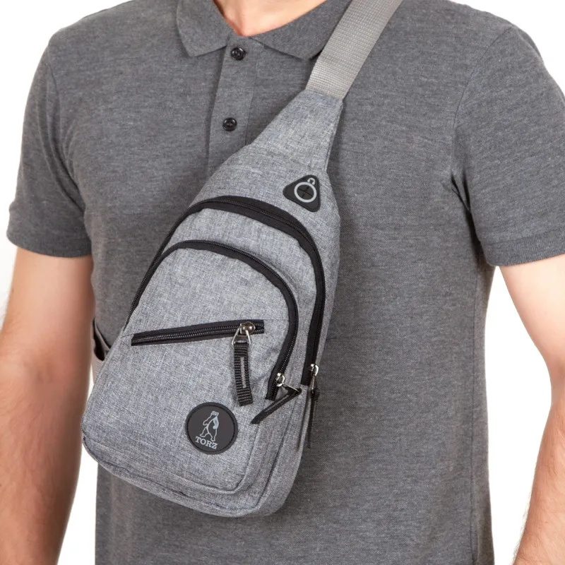 Chest Bags For Men Cell Phone Wallet Purse Crossbody Body Single Arm Strap Backpacks  Handbags Fashion Male Sling Waterproof