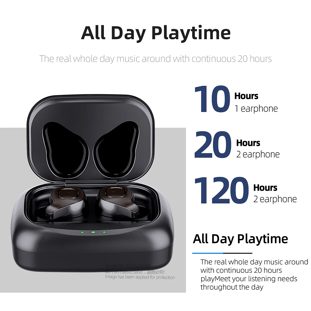 Настоящие беспроводные наушники TWS Bluetooth 5 0 вкладыши стереонаушники с высоким