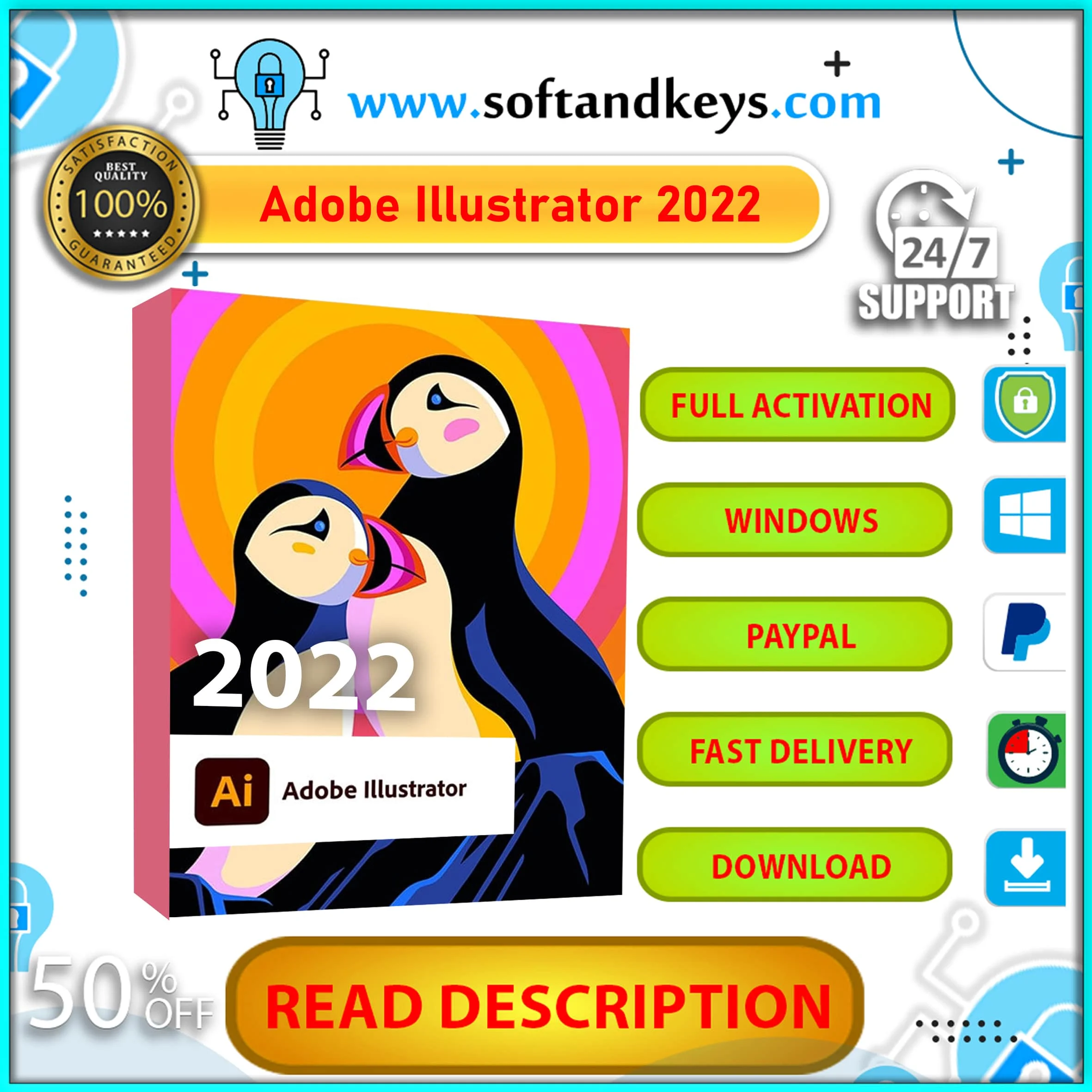 

{Adоbе Illustrator 2022Fast deliveryLifetime ActivationWindows }