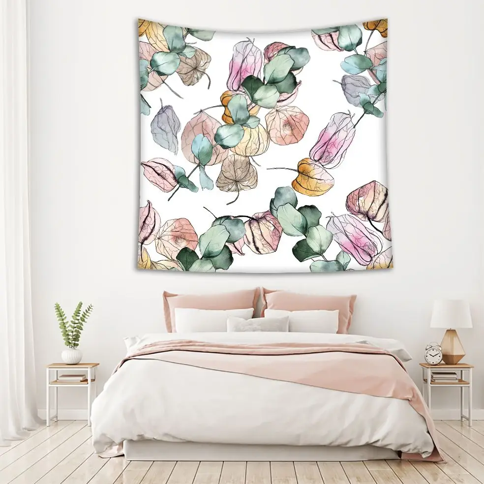 Гобелен Physalis накидка гусиная ягода ветви растений с фруктами и листьями