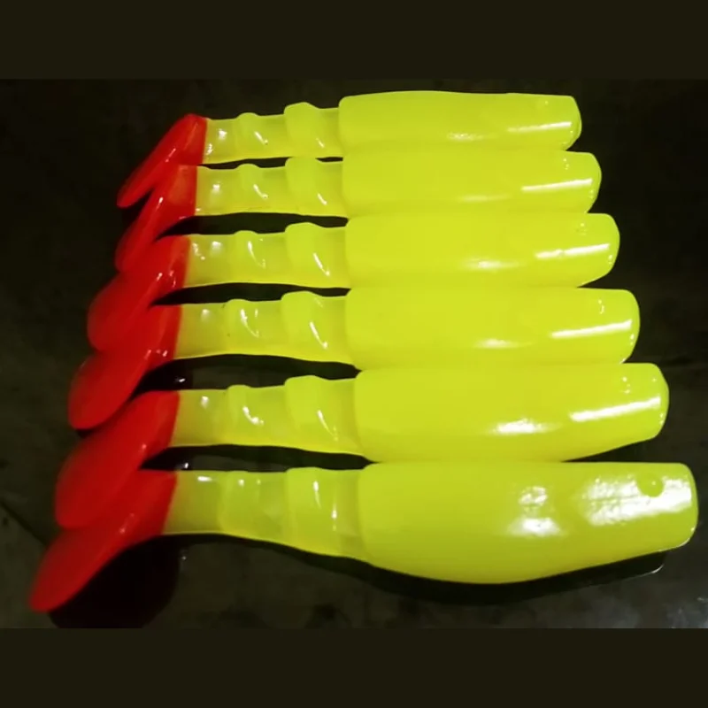 Predator 72мм мягкая силиконовая рыболовная приманка ручной работы для ловли окуня