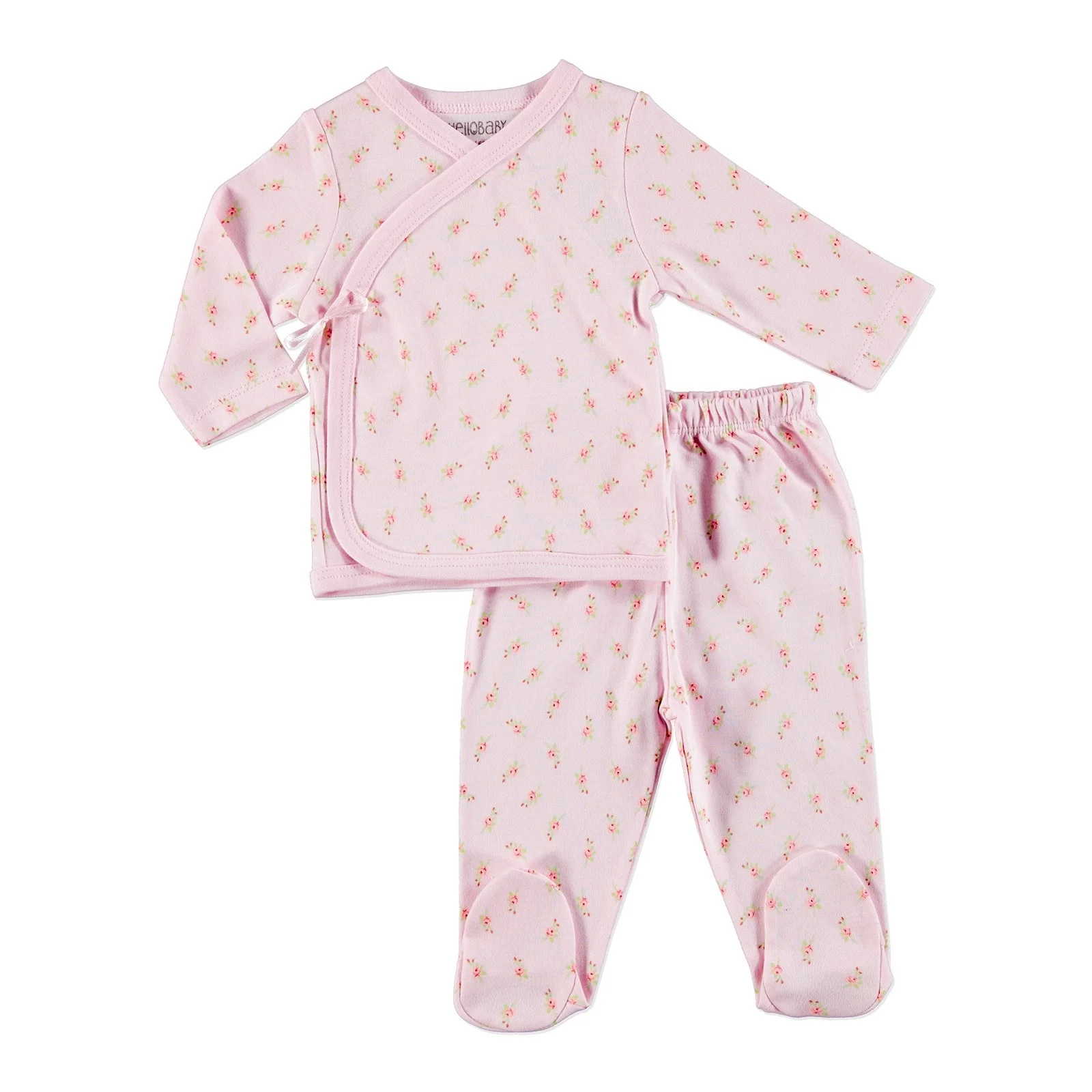 Ebebek HelloBaby/боди с маленькими цветочками для малышей брюки комплект из 2 предметов| |