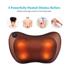 Массажная подушка с подогревом для шеи и спины Massage Pillow CHM-8028 CARHOME. Massage Cushion with heating for neck and back