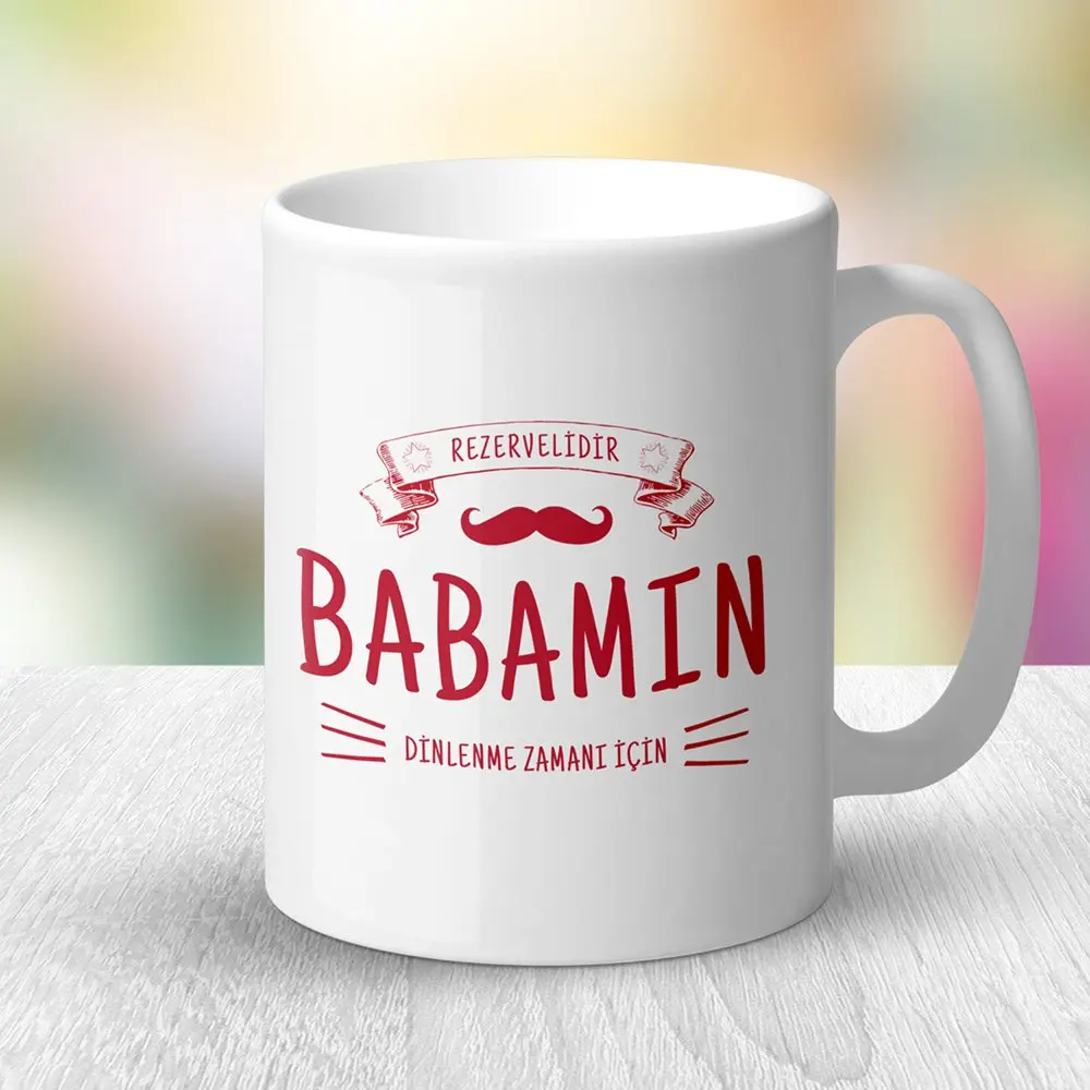 

Personalized White Mug Cup (Father 'S Day Themed) 7-T