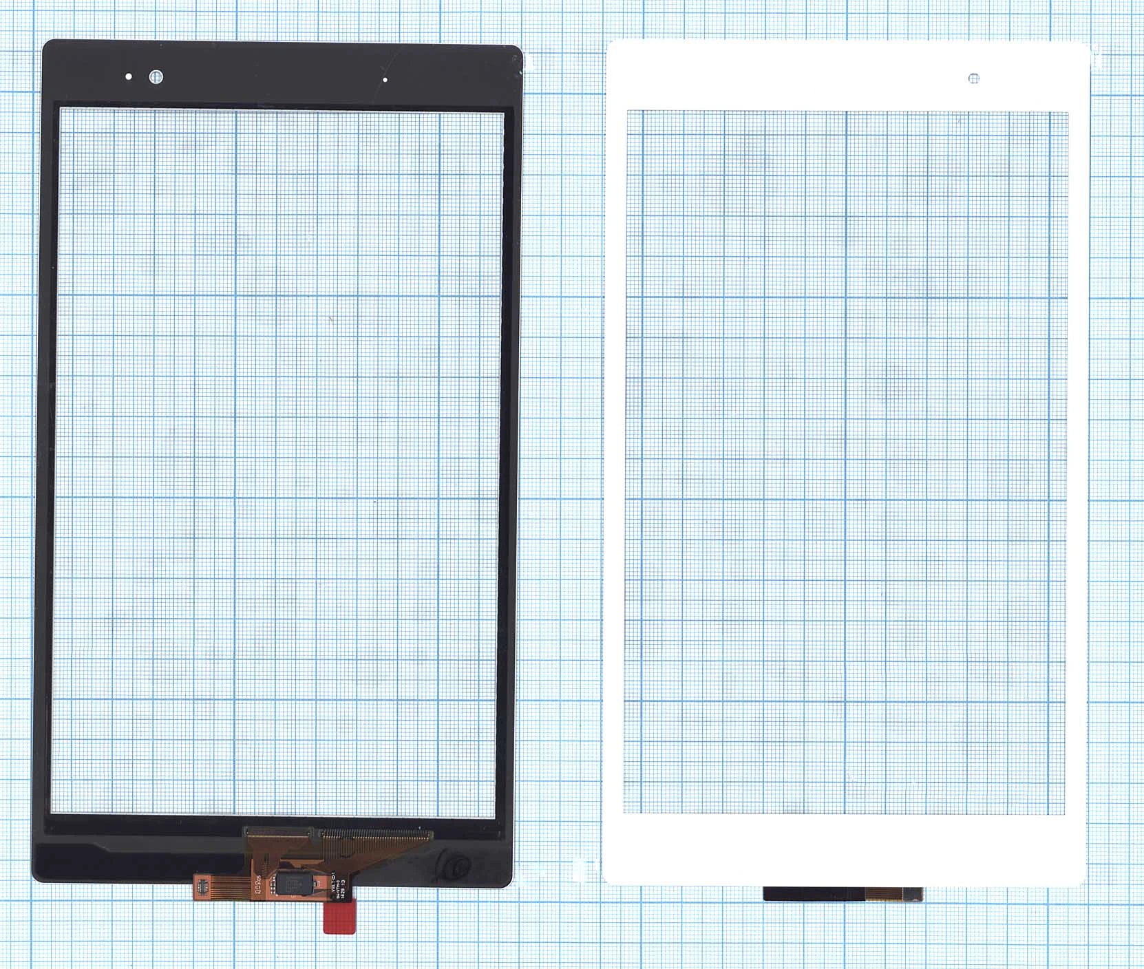Сенсорное стекло (тачскрин) для Sony Xperia Tablet Z3 Compact белое |
