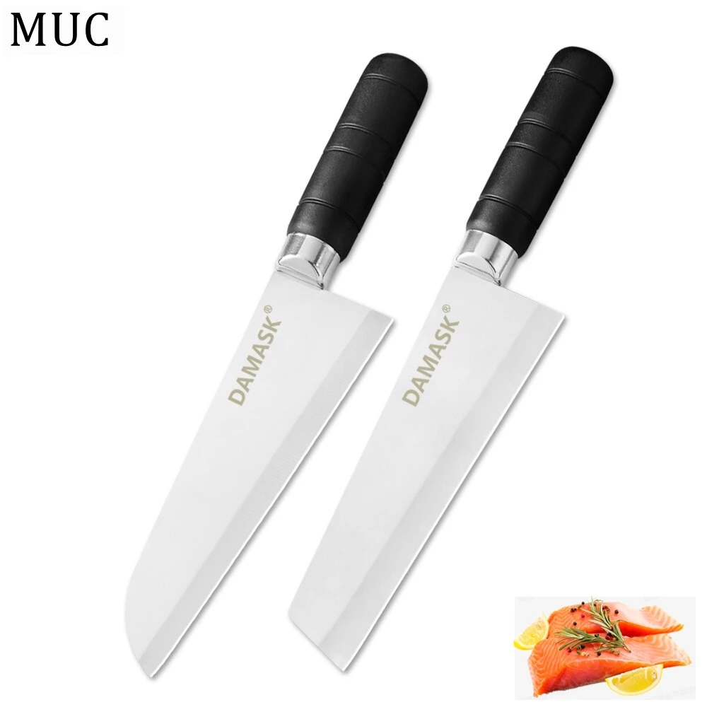 Дамасский кухонный нож из нержавеющей стали профессиональный для готовки