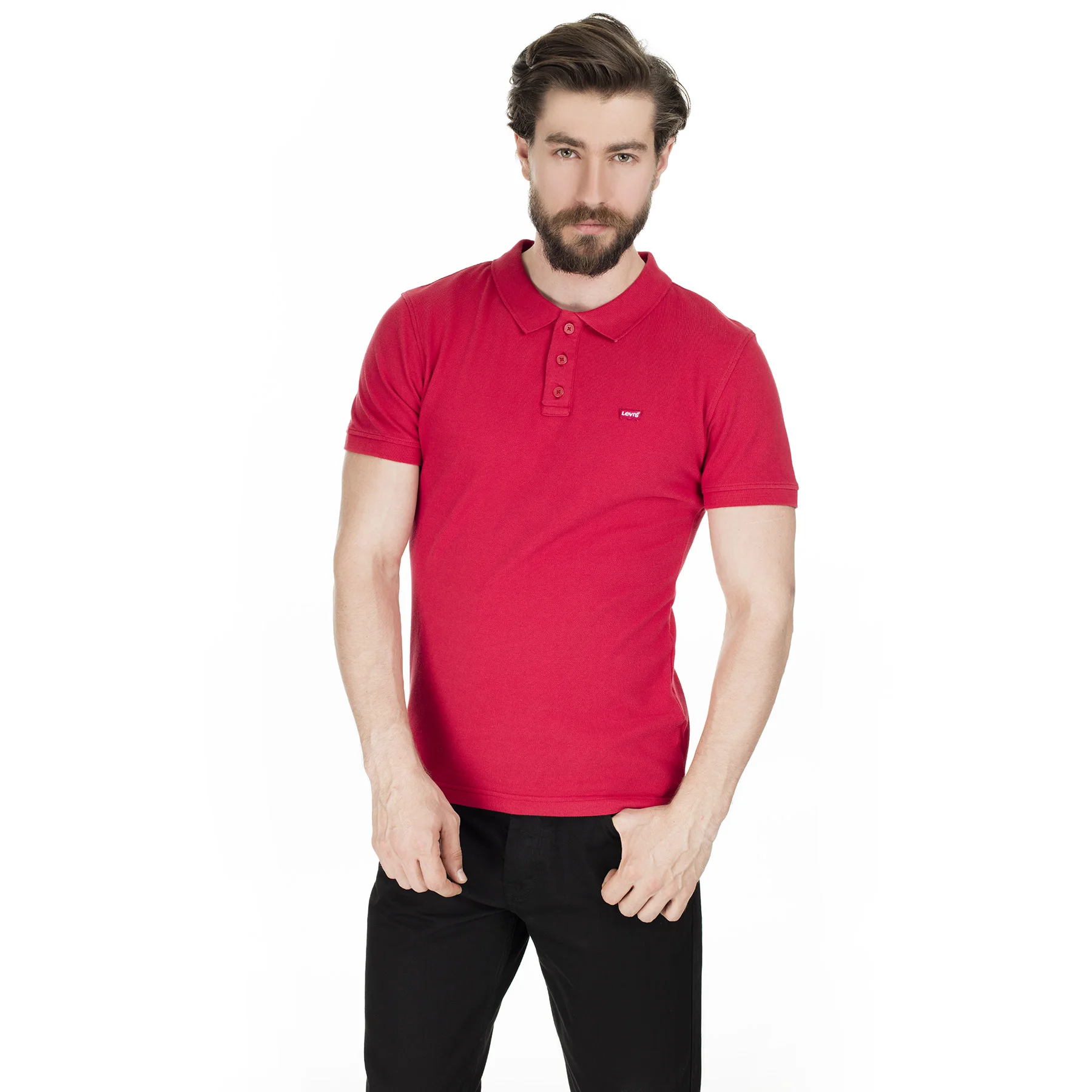 Леви поло из чистого полиэстера футболки рфутболки 24574 | Мужская одежда