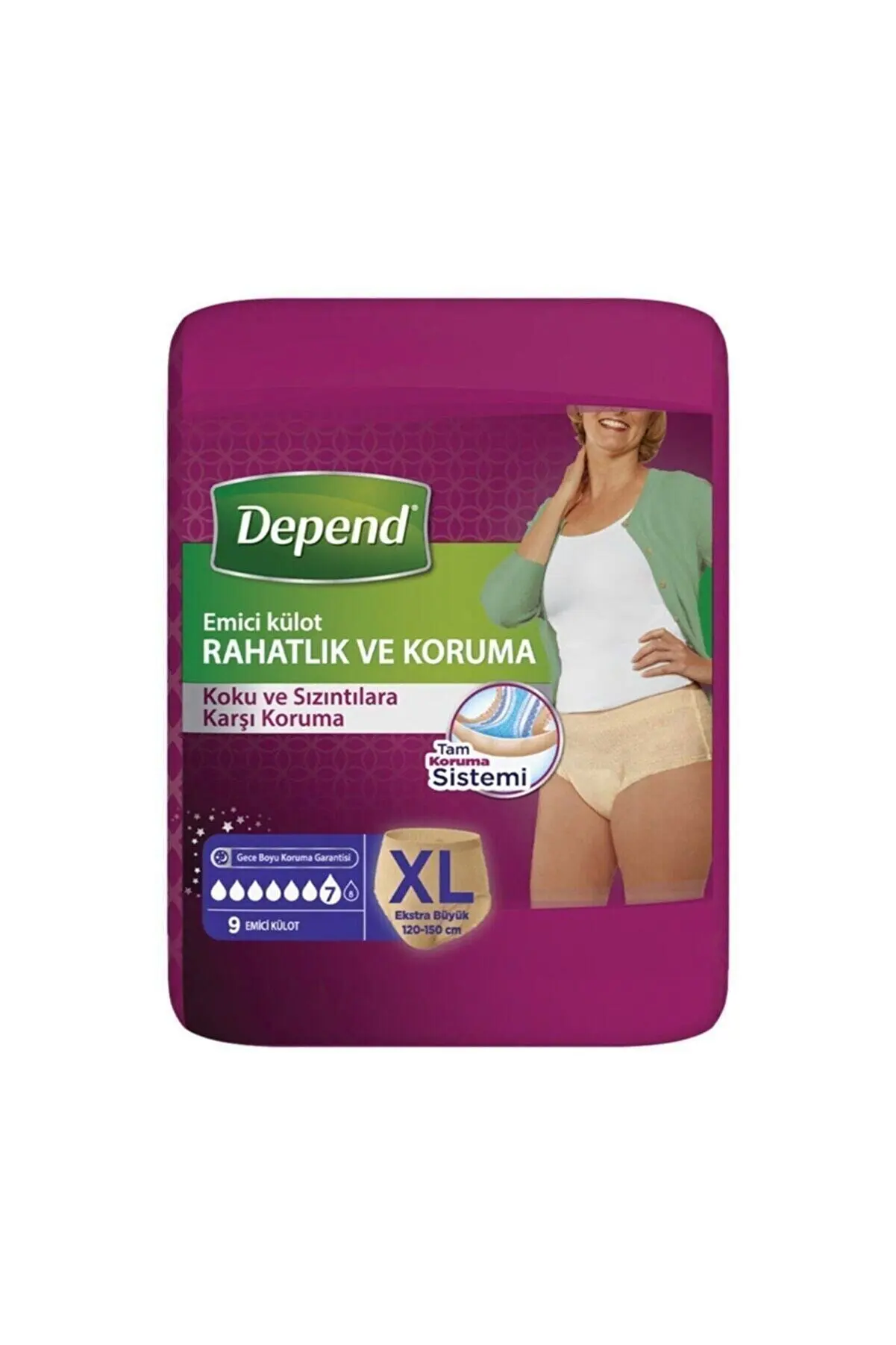 

Xl Size Women Panties 9 Lu (Waist Ölüçüsü 120-150 Cm)