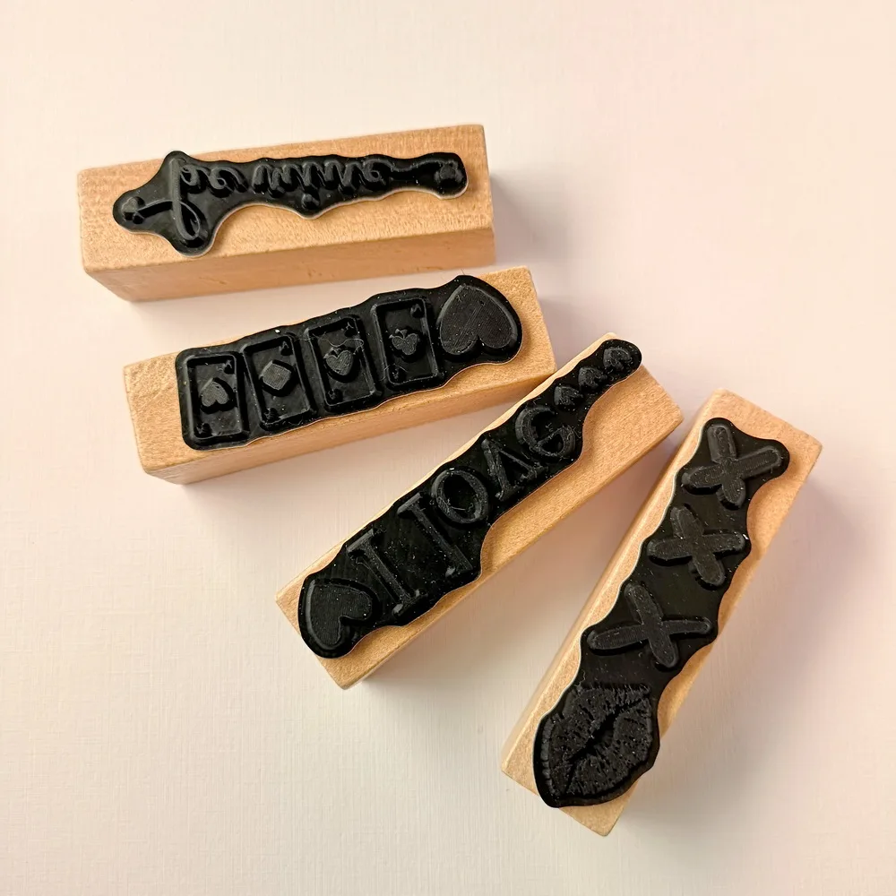 CRZCrafter штампы-набор резиновый штамп деревянная печать любовь поделки своими