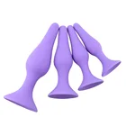 4 шт., силиконовая Анальная пробка, массажер, набор из четырех предметов, секс-игрушки для мужчин и женщин, мужские бусины для мастурбации, товары для взрослых для сексуальных игр