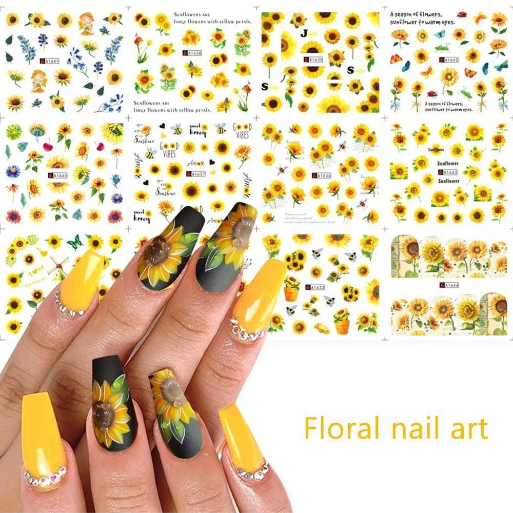 Наклейки для ногтей 12 листов | Красота и здоровье