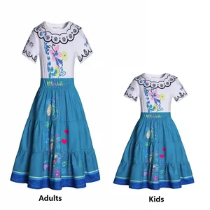 Encanto Mirabel Encanto adults Dress Luisa Isabela Madrigal Candy Dress Cosplay Costume for Kids Chi in USA (United States)