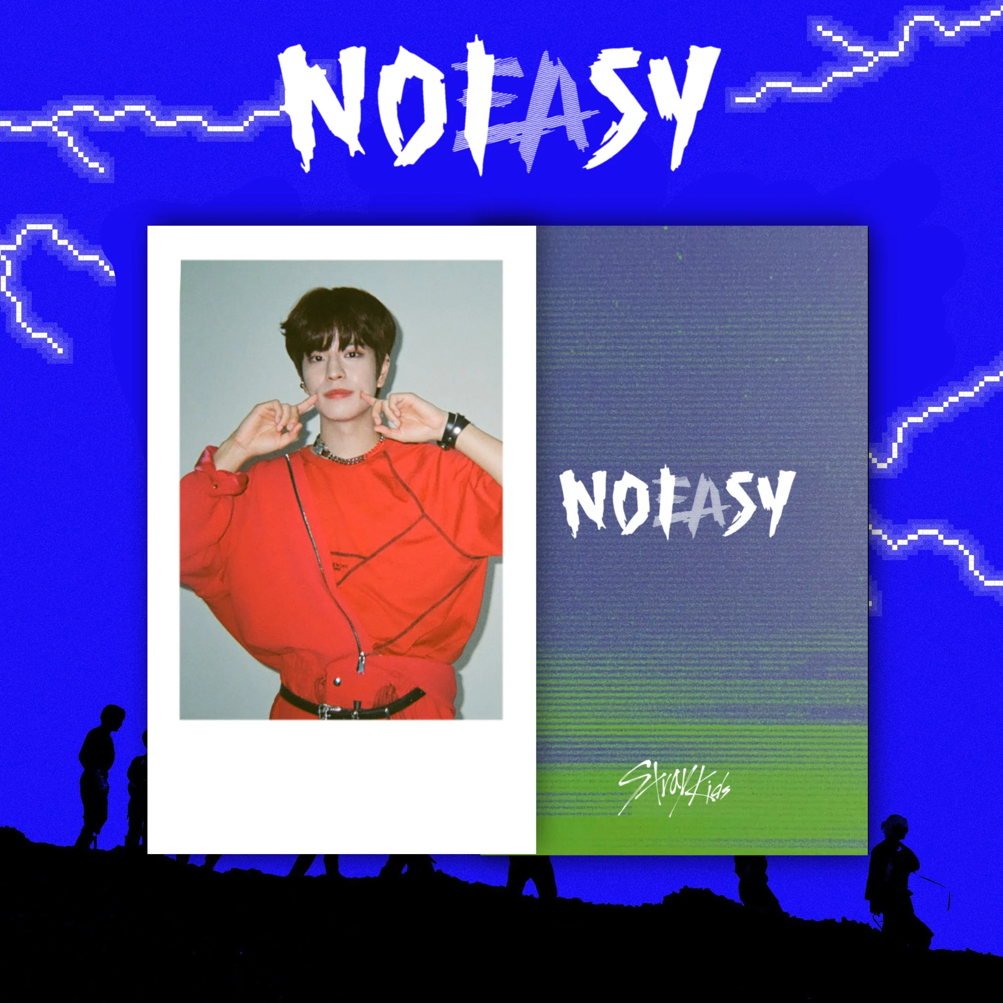 8 шт/комплект Карты полароид STRAY KIDS NOEASY для коллекции on.