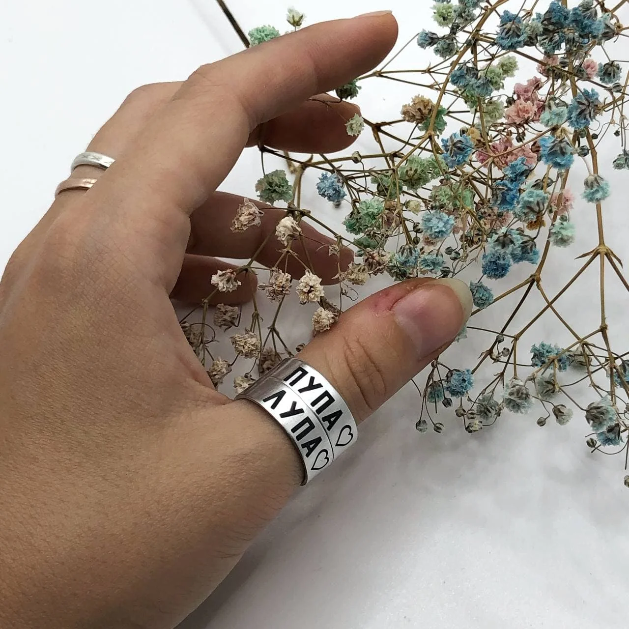 Парные кольца пупа лупа 2021 тренд женское мужское anillos биба и боба вупсень пупсень