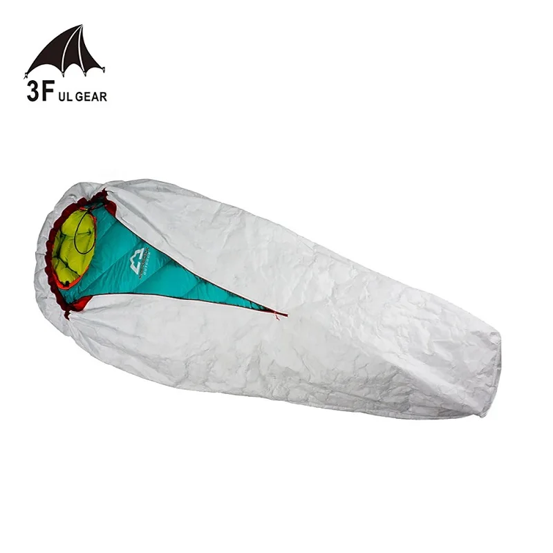 3F UL снаряжение Кемпинг Bivy Bag Открытый TYVEK спальный мешок чехол водонепроницаемый согревающий защита от грязи вентиляция влагостойкий