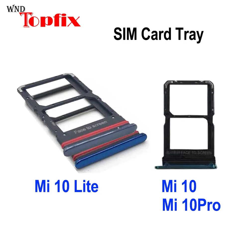 Держатель для SIM-карты Xiaomi Mi 10 Pro лоток держатель слота карт адаптер Lite SIM Crad Tray Mi10