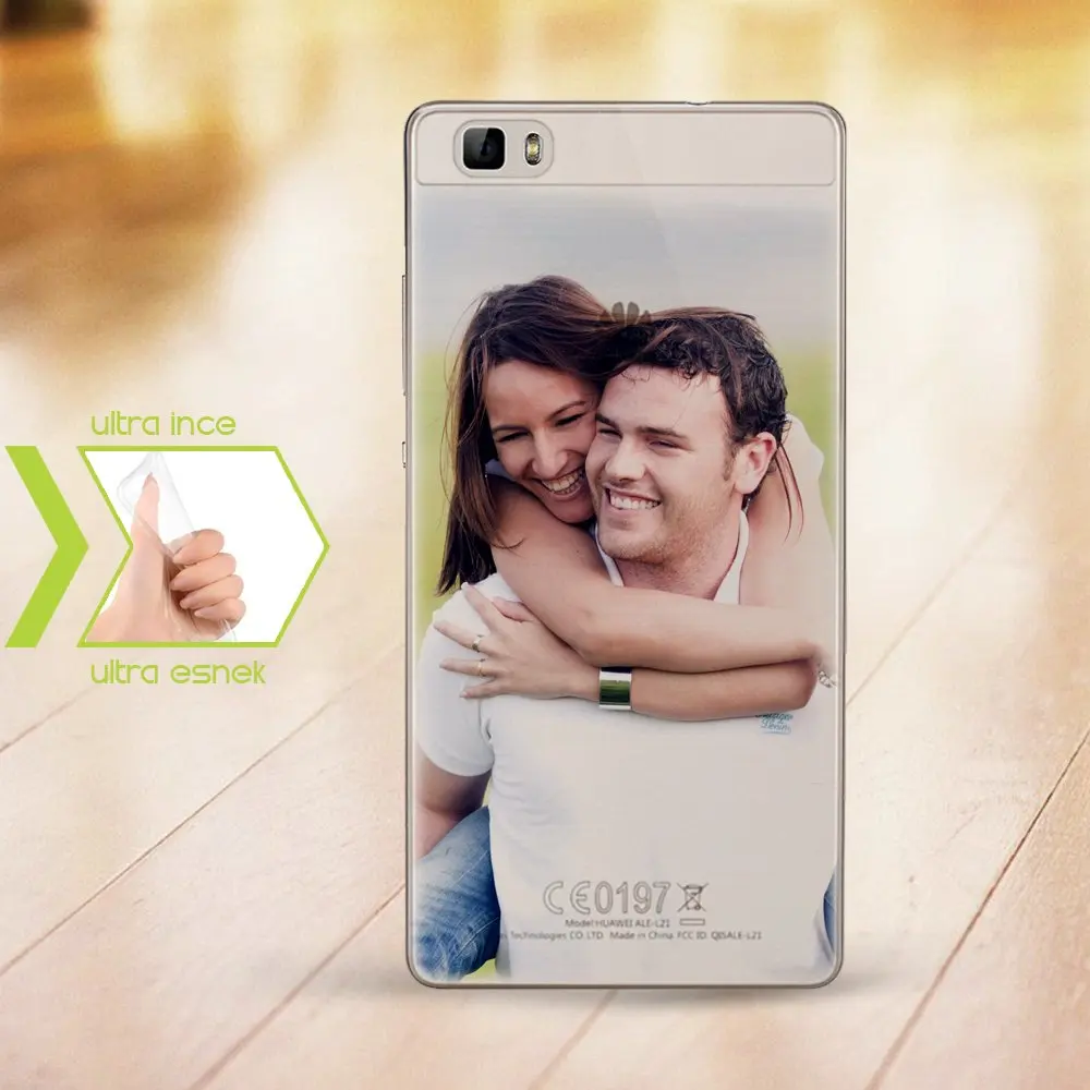 

Tailor-made for Huawei P8 Lite Slim Transparent Silicone Phone Cover