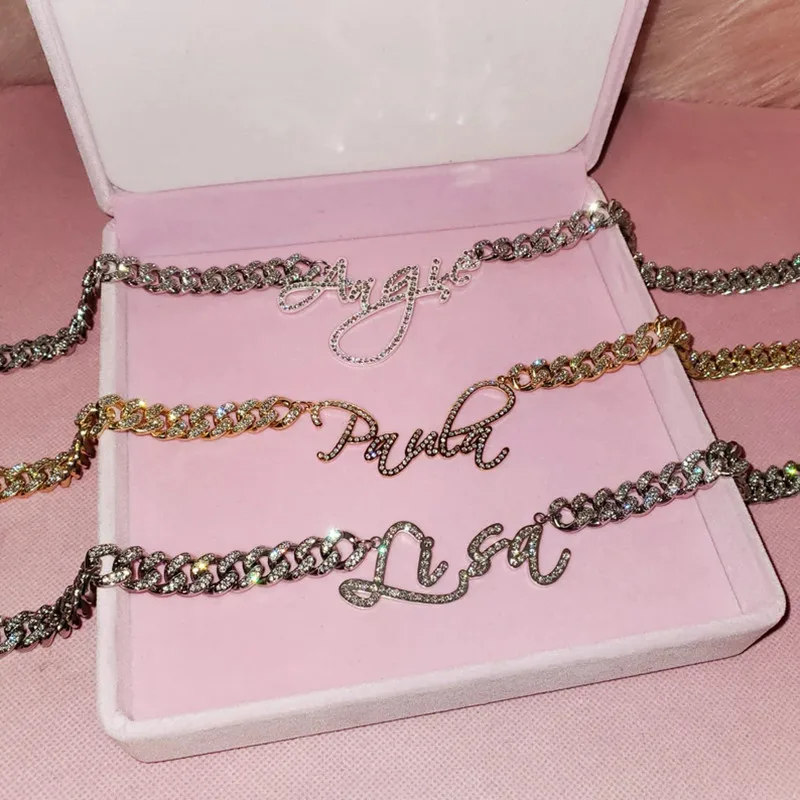 Женское Ожерелье из нержавеющей стали с фианитом 8 мм