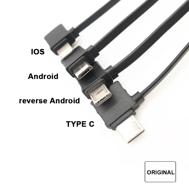 Original remote Control Data Cable Line for DJI Mavic Pro 2 Mini 2 Air 2 Wire Connet  Android Micro USB Type-c IOS