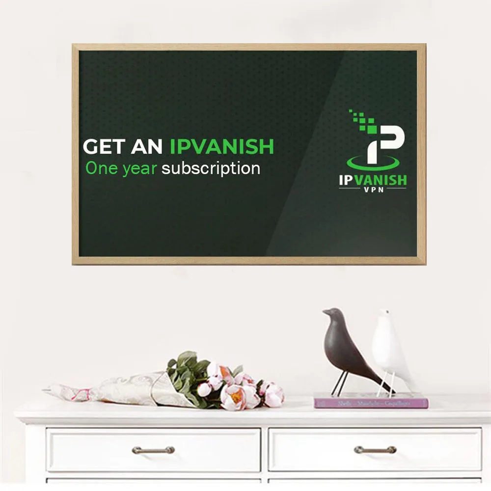 Оригинальный плакат ipvanish vpn 1 год подписки черно белая живопись картины на холсте