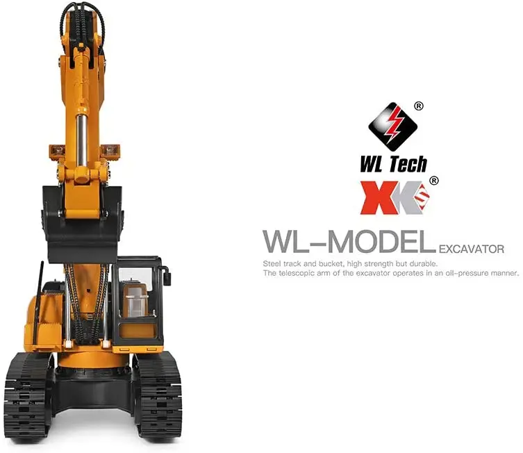MODELTRONIC экскаватор Профессиональный с металлическими цепями WL-MODEL 16800 2 4 ГГц 23