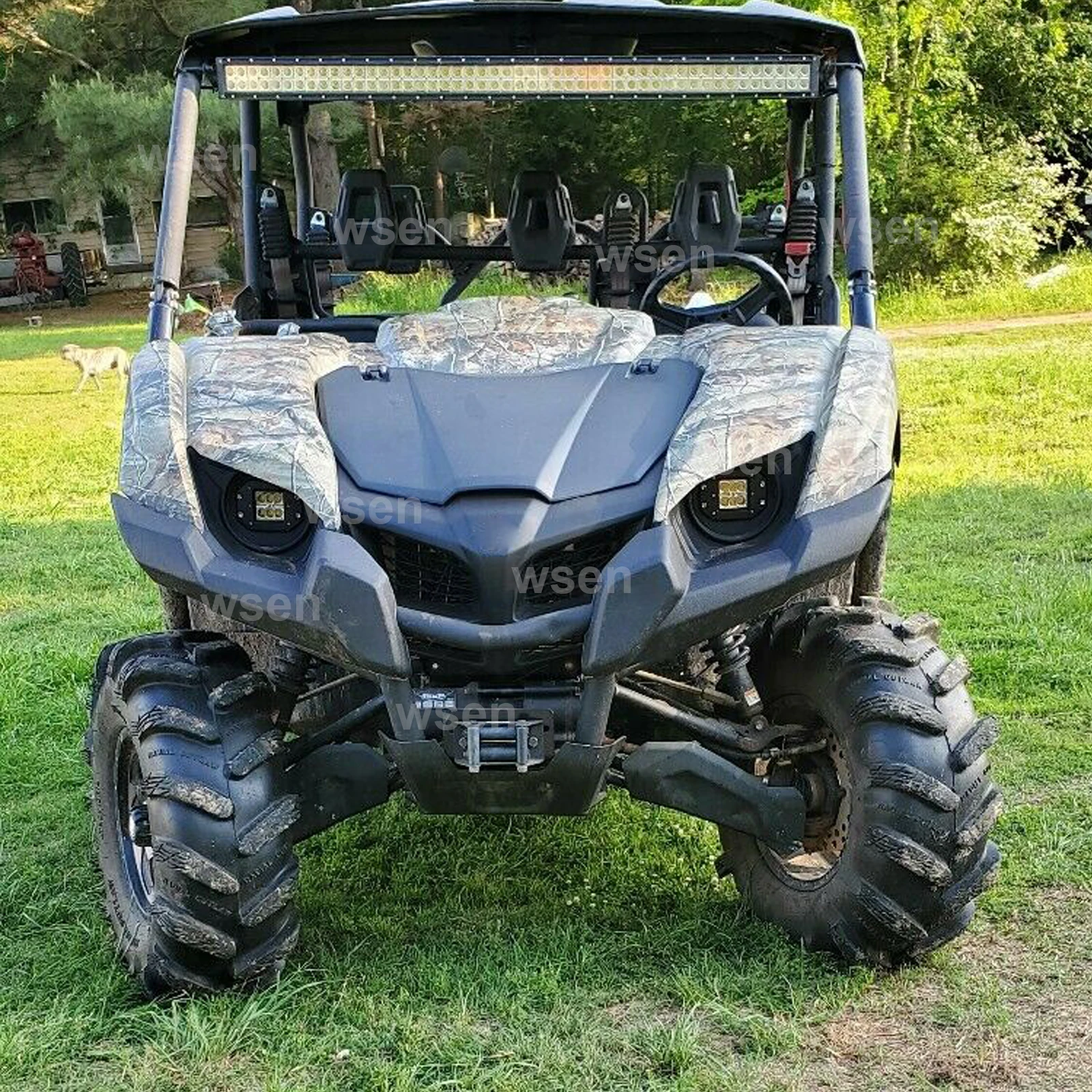 Для Yamaha Grizzly 2009 2014 550 и 2007 2015 700 светодиодный рабочий свет головное крепление