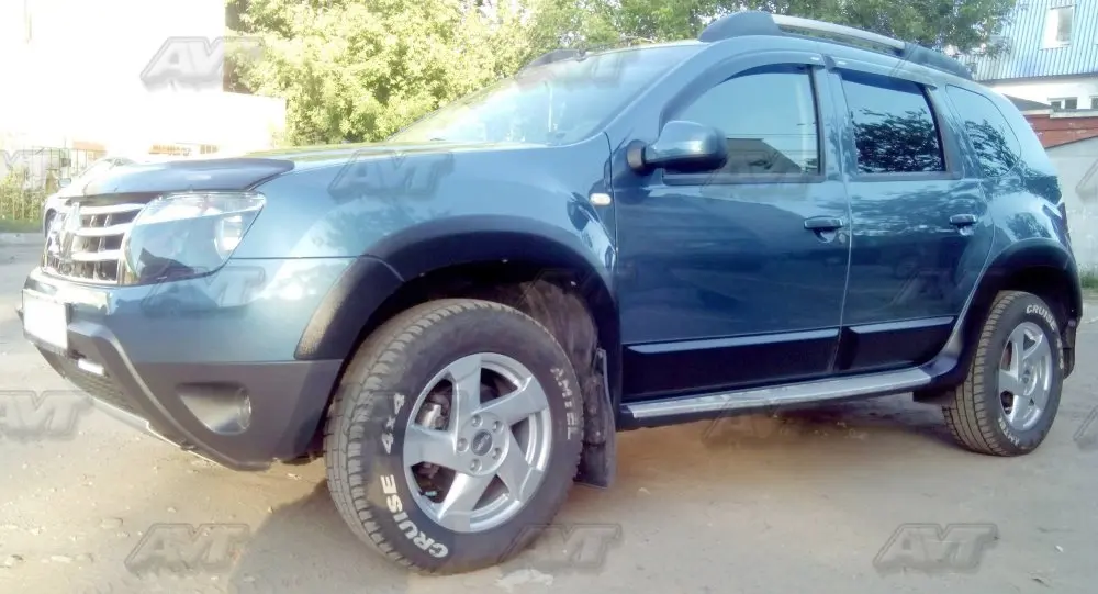 Защитные молдинги на дверь для Renault/Dacia Duster I 2010~ пластик ABS автомобильный Стайлинг украшения защитные аксессуары