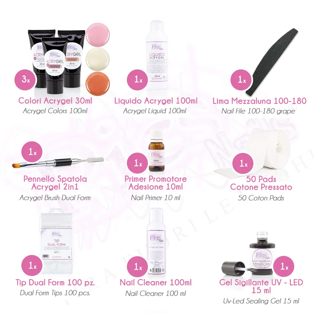 Набор для восстановления ногтей Acrigel-Nails Top с новым методом Профессиональный