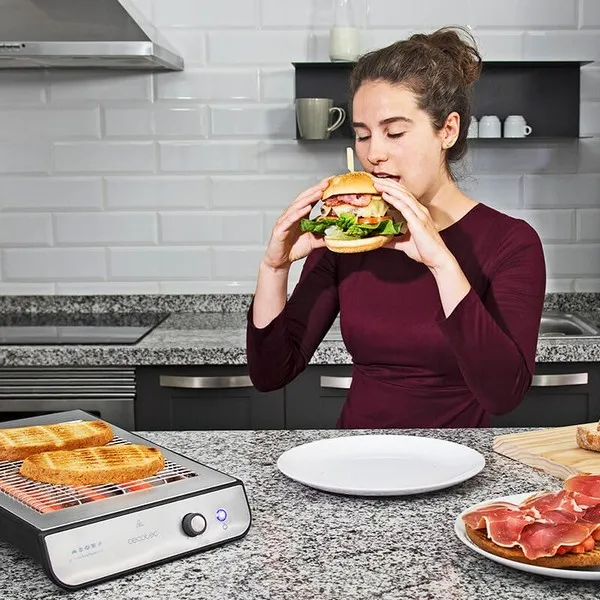 Тостер Cecotec Turbo EasyToast 900W Inox|Тостеры| |