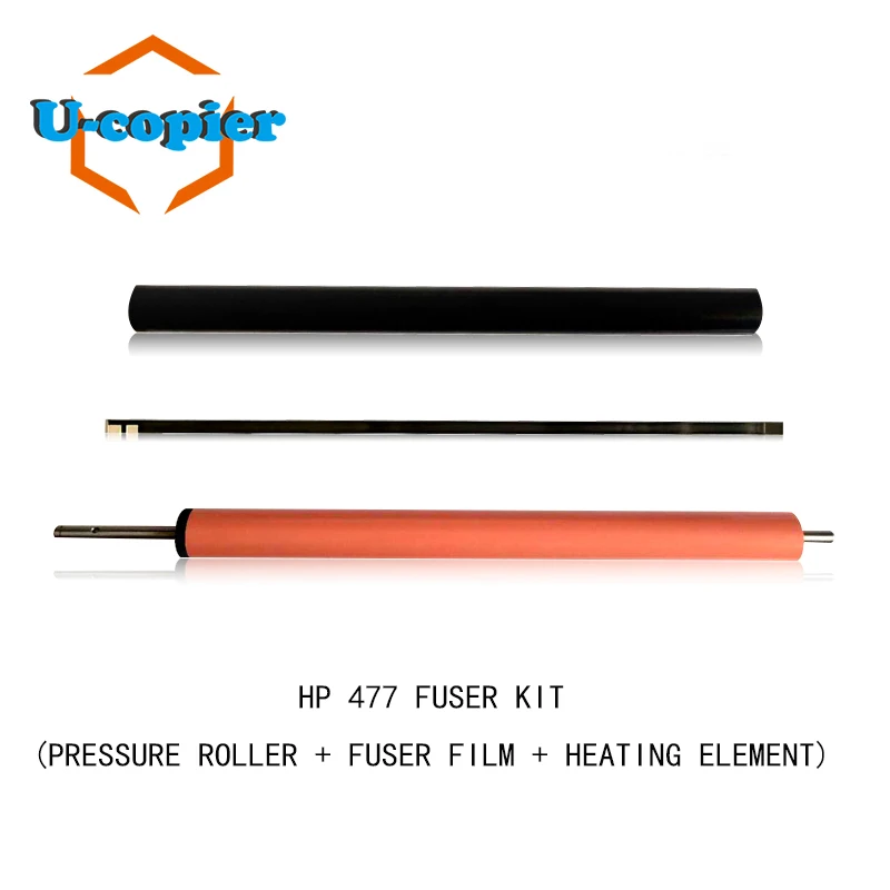 

1 Set Fuser Kit Pressure Roller Fuser Film for HP 477 M452 M477 M377 M542 Lower Pressure Roller Heating Element OEM Quality