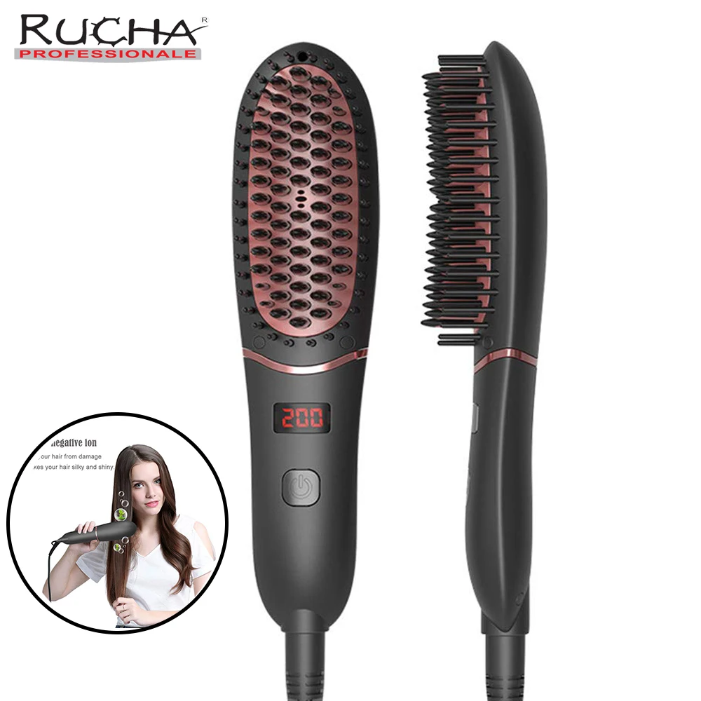 Расческа для выпрямления волос быстрая укладка Быстрое нагревание