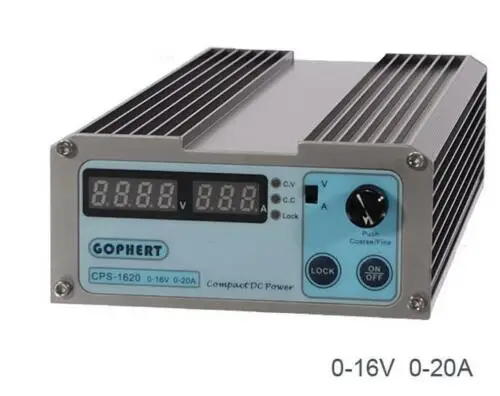 16V 20A прецизионное регулируемое цифровое переключение постоянного тока источник