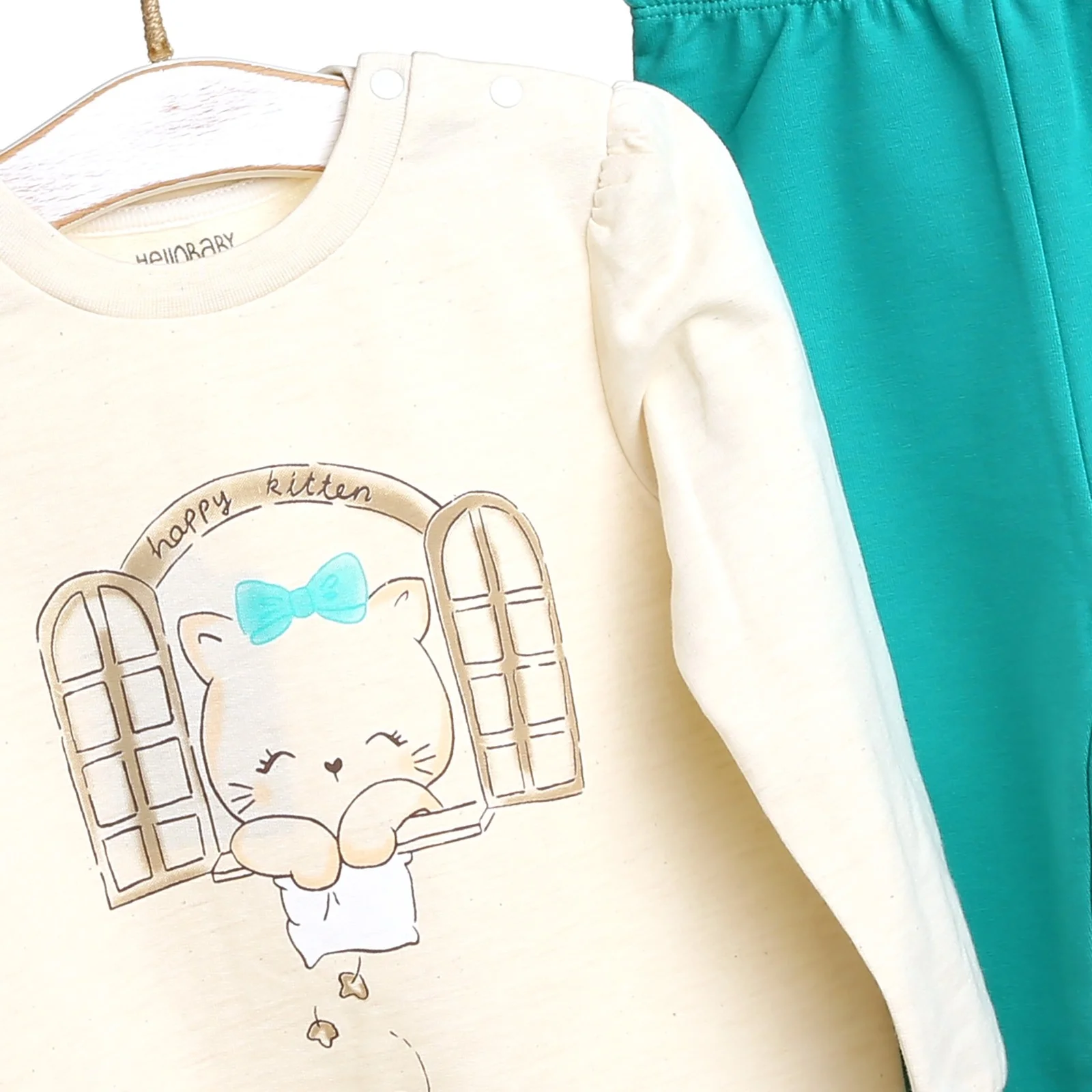 Ebebek HelloBaby/Зимний комплект с толстовкой и леггинсами для маленьких девочек| |