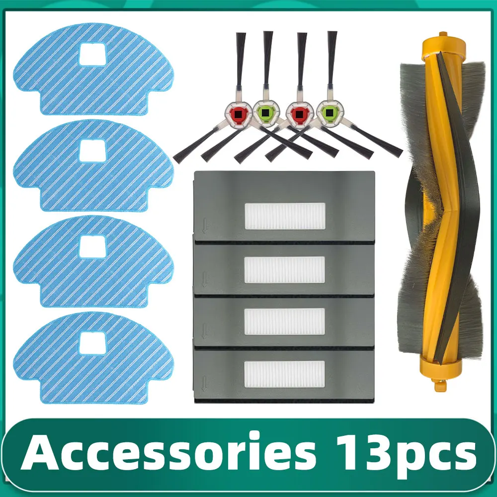 HEPA Filter Main Brush Roller Side Brush Mop Cloth Replacement for Ecovacs Deebot OZMO 930 Robot Vacuum Cleaner Kits Accessories