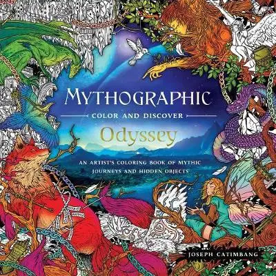 

Митографические цвета и Открой для себя: Одиссея: цветная книга художника о мифических путешествиях и скрытых объектах