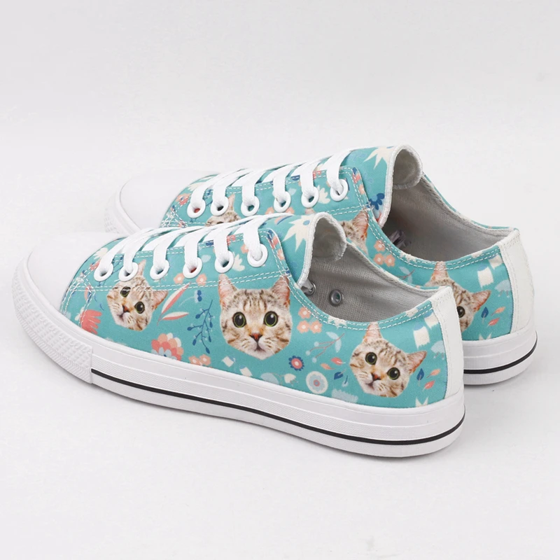 E-LOV Drop Shipping Wholesale Custom Canvas Shoes Full Body Print Low High Top Large Size Photo Pet Dog Cat Figure Sport Team | Обувь