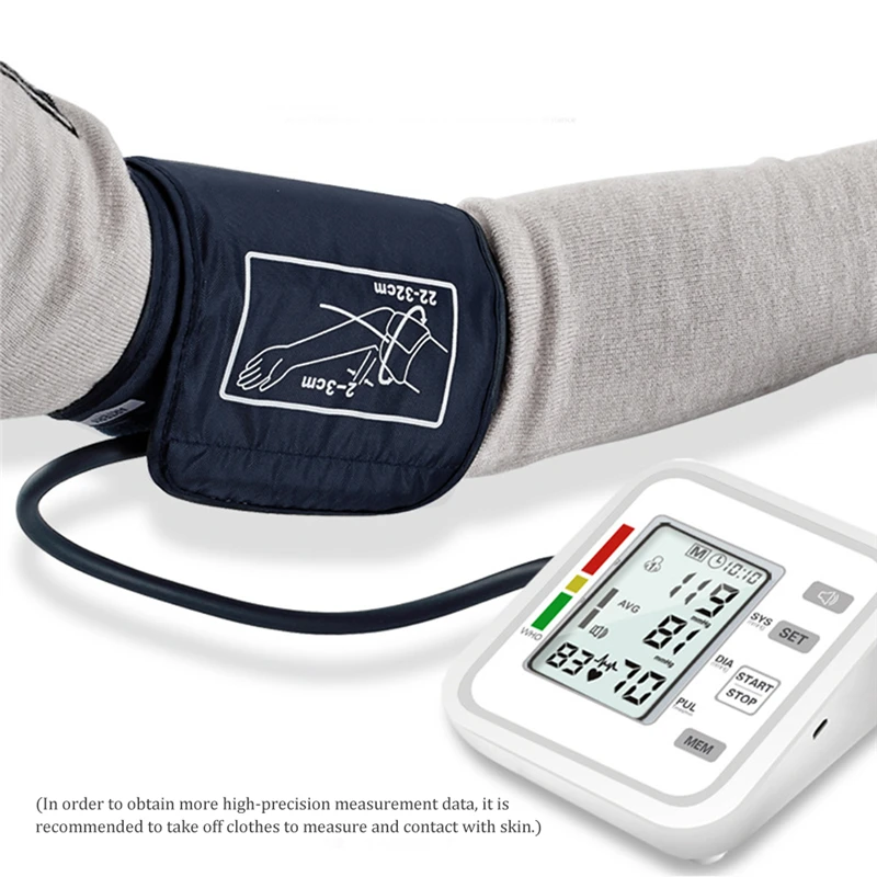 

Wrist Tonometer Automatic Digital Blood Pressure Monitor Upper Arm Sphygmomanometers Cuff Tensiometer Home BP Meter Tensiometro