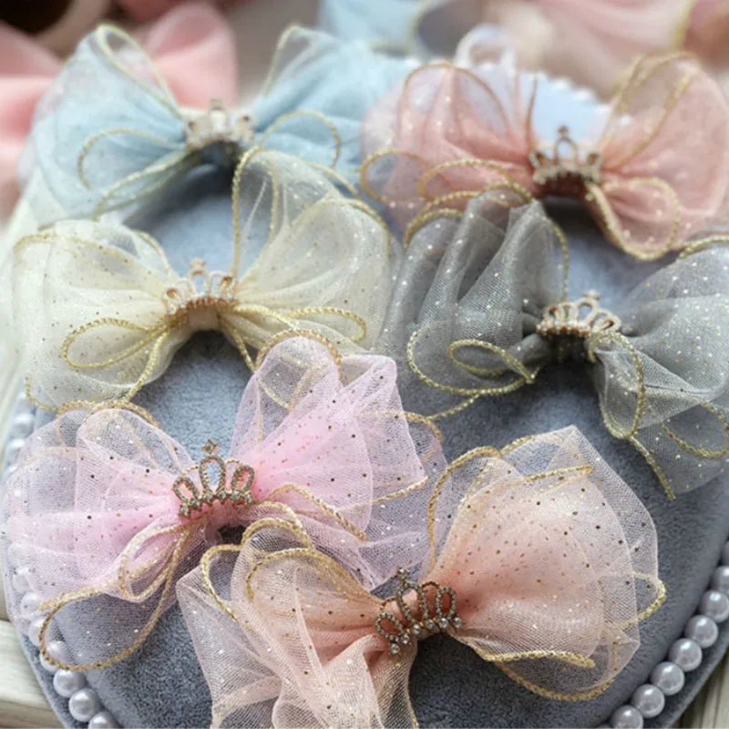 20 метров Проводная марля ленты из органзы с золотой серебряной блестящей вуалью