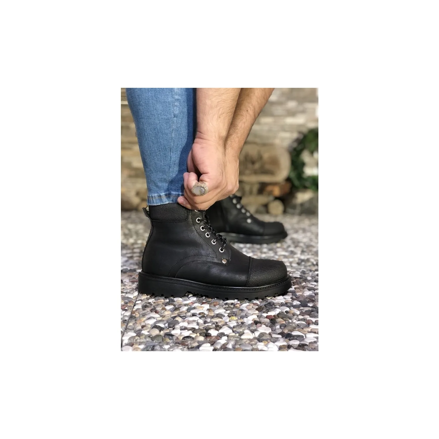 

Muzan Zipper Male Boots 3019