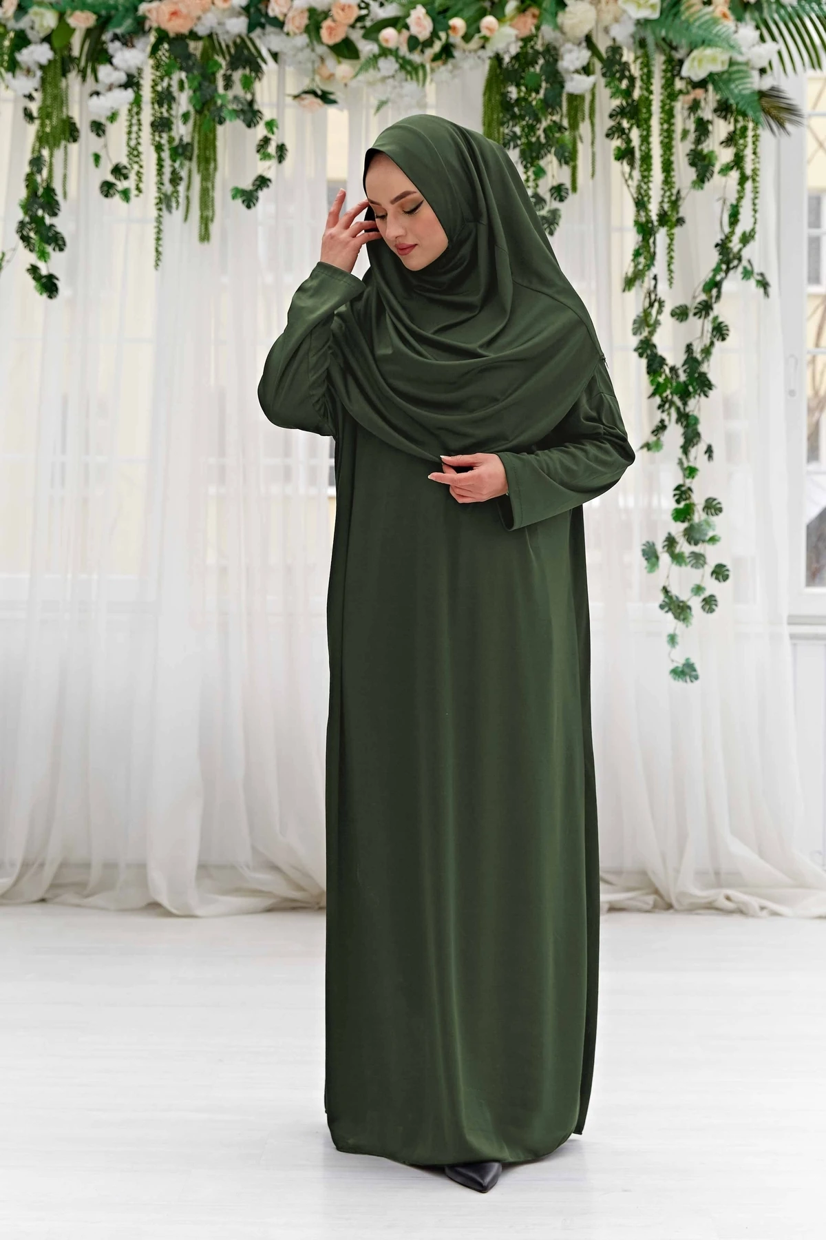 Veiled Hijab Prayer Dress Turkey Muslim Fashion Islam Clothing Dubai Istanbulstyles Istanbul Ramadan 2022