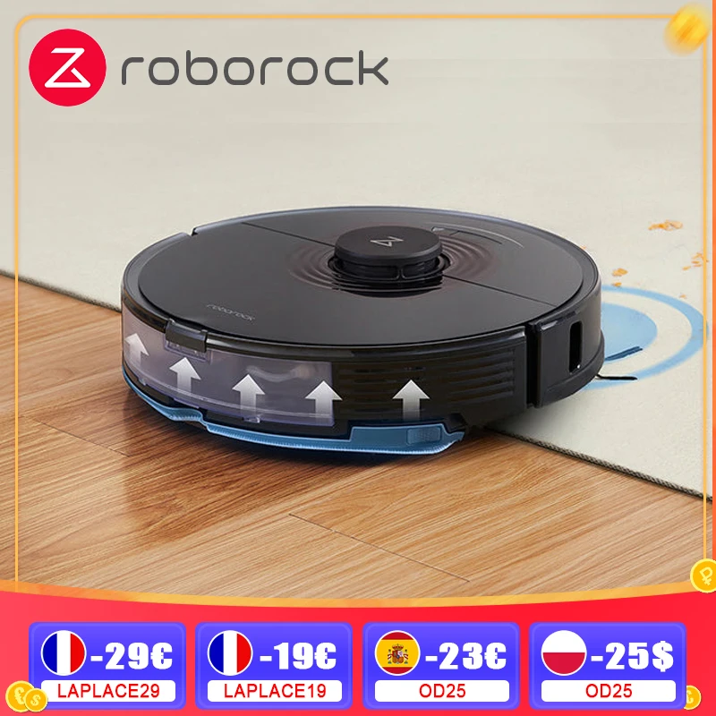 

Робот-пылесос Roborock S7 с функцией сухой и влажной уборки, Wi-Fi
